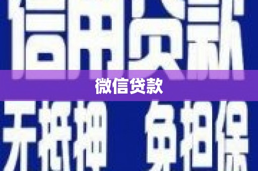 大武微信贷款