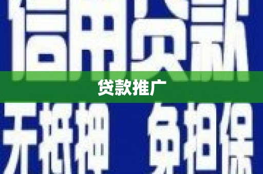 大武贷款推广