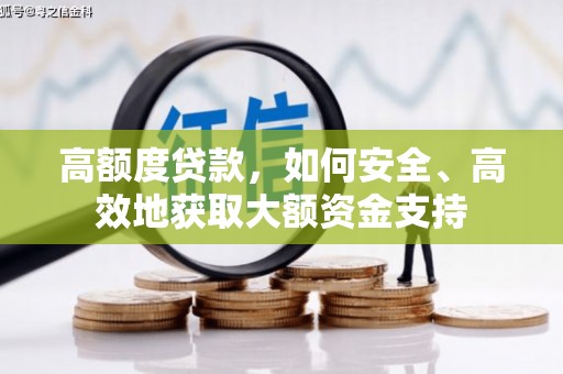 大武高额度贷款，如何安全、高效地获取大额资金支持