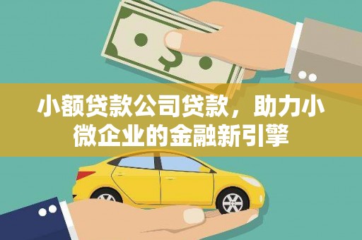 大武小额贷款公司贷款，助力小微企业的金融新引擎
