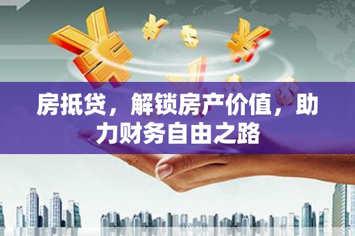 大武房抵贷，解锁房产价值，助力财务自由之路
