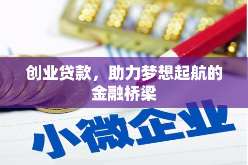 大武创业贷款，助力梦想起航的金融桥梁