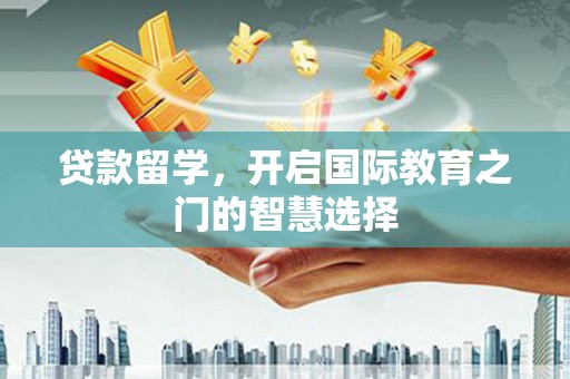 大武贷款留学，开启国际教育之门的智慧选择