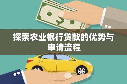 大武探索农业银行贷款的优势与申请流程