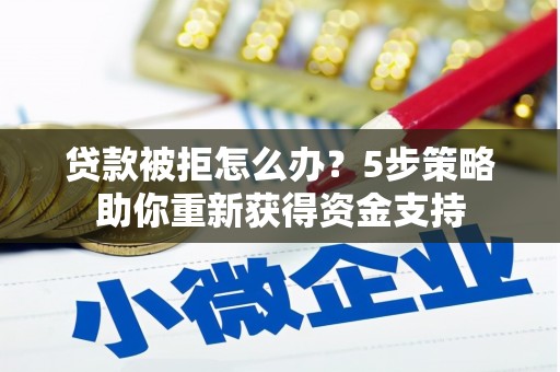 大武贷款被拒怎么办？5步策略助你重新获得资金支持
