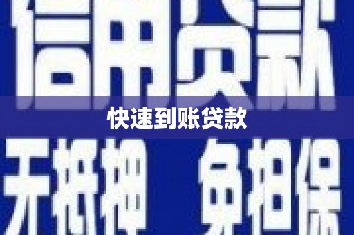 大武快速到账贷款