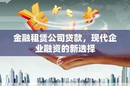 大武金融租赁公司贷款，现代企业融资的新选择
