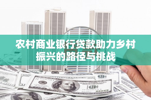 大武农村商业银行贷款助力乡村振兴的路径与挑战