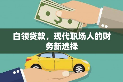 大武白领贷款，现代职场人的财务新选择