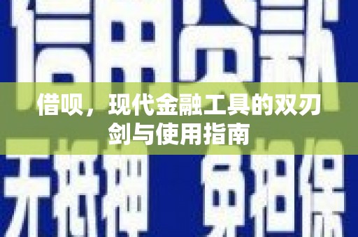 大武借呗，现代金融工具的双刃剑与使用指南