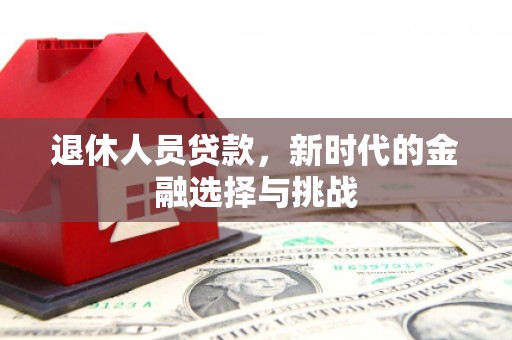 大武退休人员贷款，新时代的金融选择与挑战