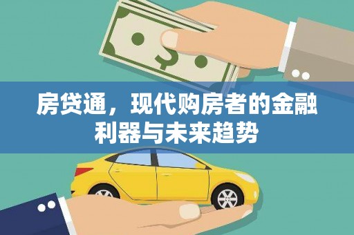大武房贷通，现代购房者的金融利器与未来趋势