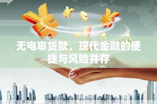 大武无电审贷款，现代金融的便捷与风险并存