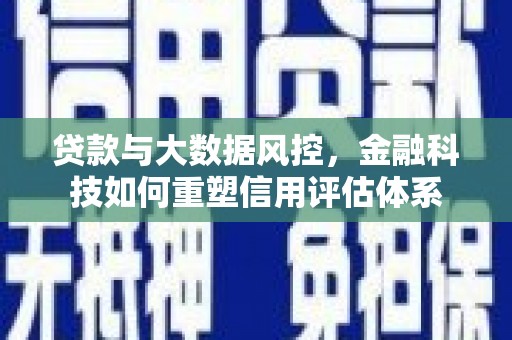 大武贷款与大数据风控，金融科技如何重塑信用评估体系