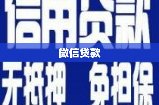 大武微信贷款