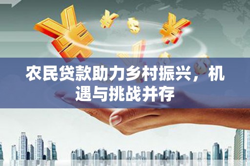 大武农民贷款助力乡村振兴，机遇与挑战并存