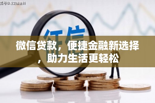 大武微信贷款，便捷金融新选择，助力生活更轻松