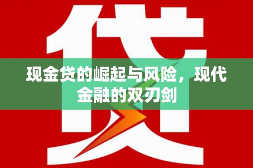 大武现金贷的崛起与风险，现代金融的双刃剑
