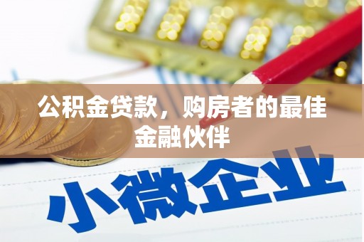 大武公积金贷款，购房者的最佳金融伙伴