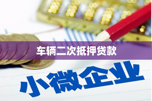 大武车辆二次抵押贷款
