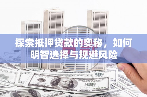 大武探索抵押贷款的奥秘，如何明智选择与规避风险
