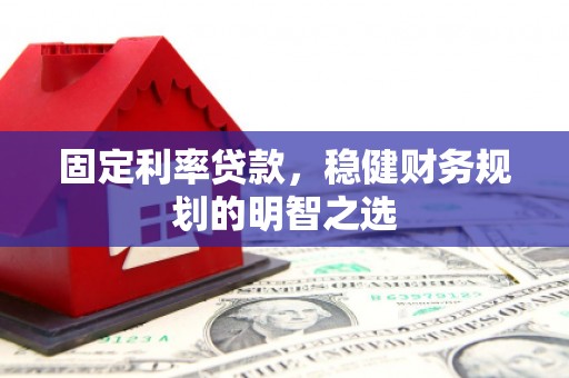 大武固定利率贷款，稳健财务规划的明智之选