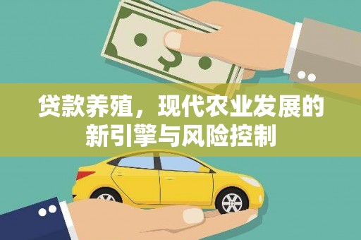 大武贷款养殖，现代农业发展的新引擎与风险控制