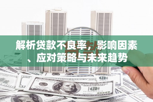 大武解析贷款不良率，影响因素、应对策略与未来趋势