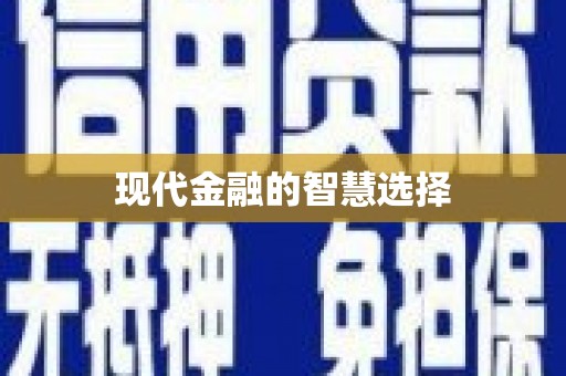 大武现代金融的智慧选择
