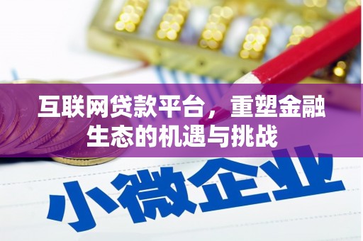 大武互联网贷款平台，重塑金融生态的机遇与挑战