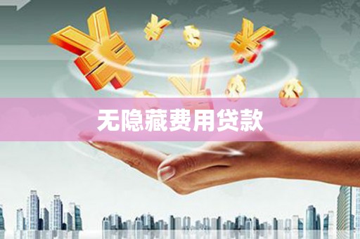 大武无隐藏费用贷款
