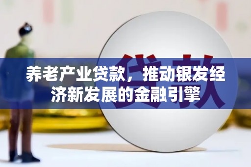 大武养老产业贷款，推动银发经济新发展的金融引擎