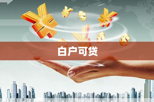 大武白户可贷