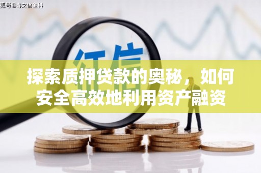 大武探索质押贷款的奥秘，如何安全高效地利用资产融资
