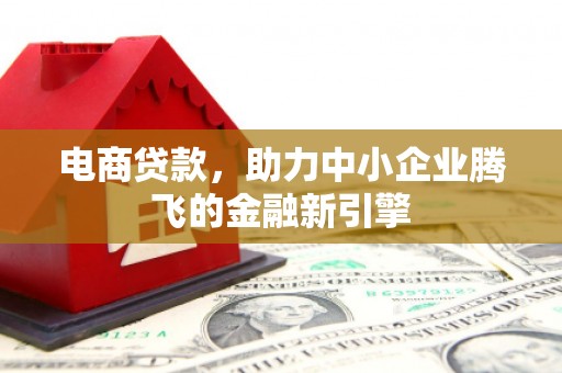 大武电商贷款，助力中小企业腾飞的金融新引擎