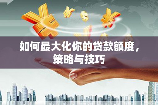 大武如何最大化你的贷款额度，策略与技巧