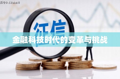 大武金融科技时代的变革与挑战