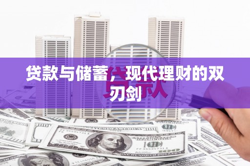 大武贷款与储蓄，现代理财的双刃剑