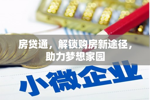 大武房贷通，解锁购房新途径，助力梦想家园