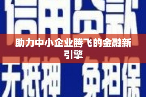 大武助力中小企业腾飞的金融新引擎