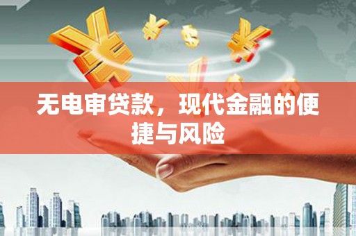 大武无电审贷款，现代金融的便捷与风险