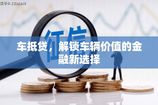 大武车抵贷，解锁车辆价值的金融新选择