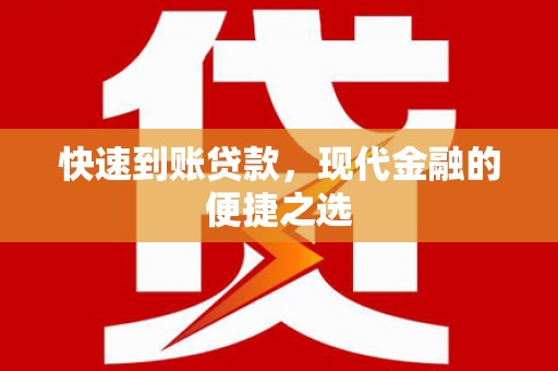 大武快速到账贷款，现代金融的便捷之选