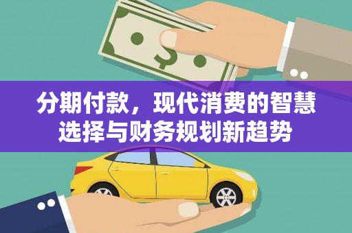 大武分期付款，现代消费的智慧选择与财务规划新趋势