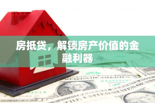 大武房抵贷，解锁房产价值的金融利器