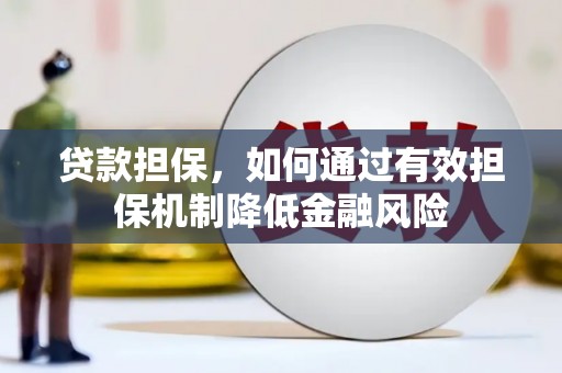 大武贷款担保，如何通过有效担保机制降低金融风险