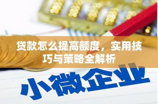大武贷款怎么提高额度，实用技巧与策略全解析