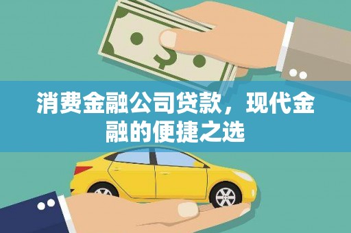 大武消费金融公司贷款，现代金融的便捷之选