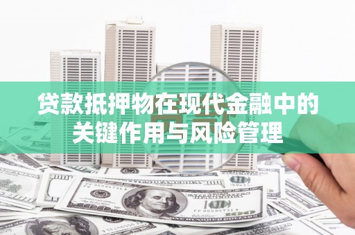 大武贷款抵押物在现代金融中的关键作用与风险管理