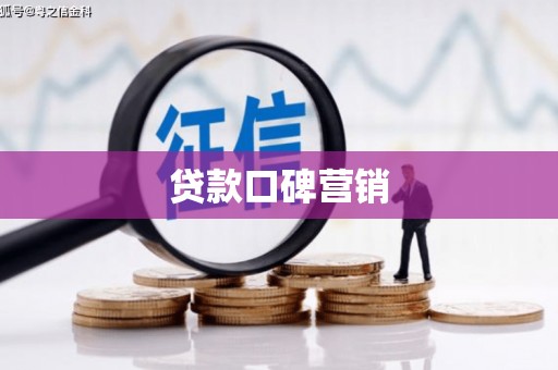 大武贷款口碑营销